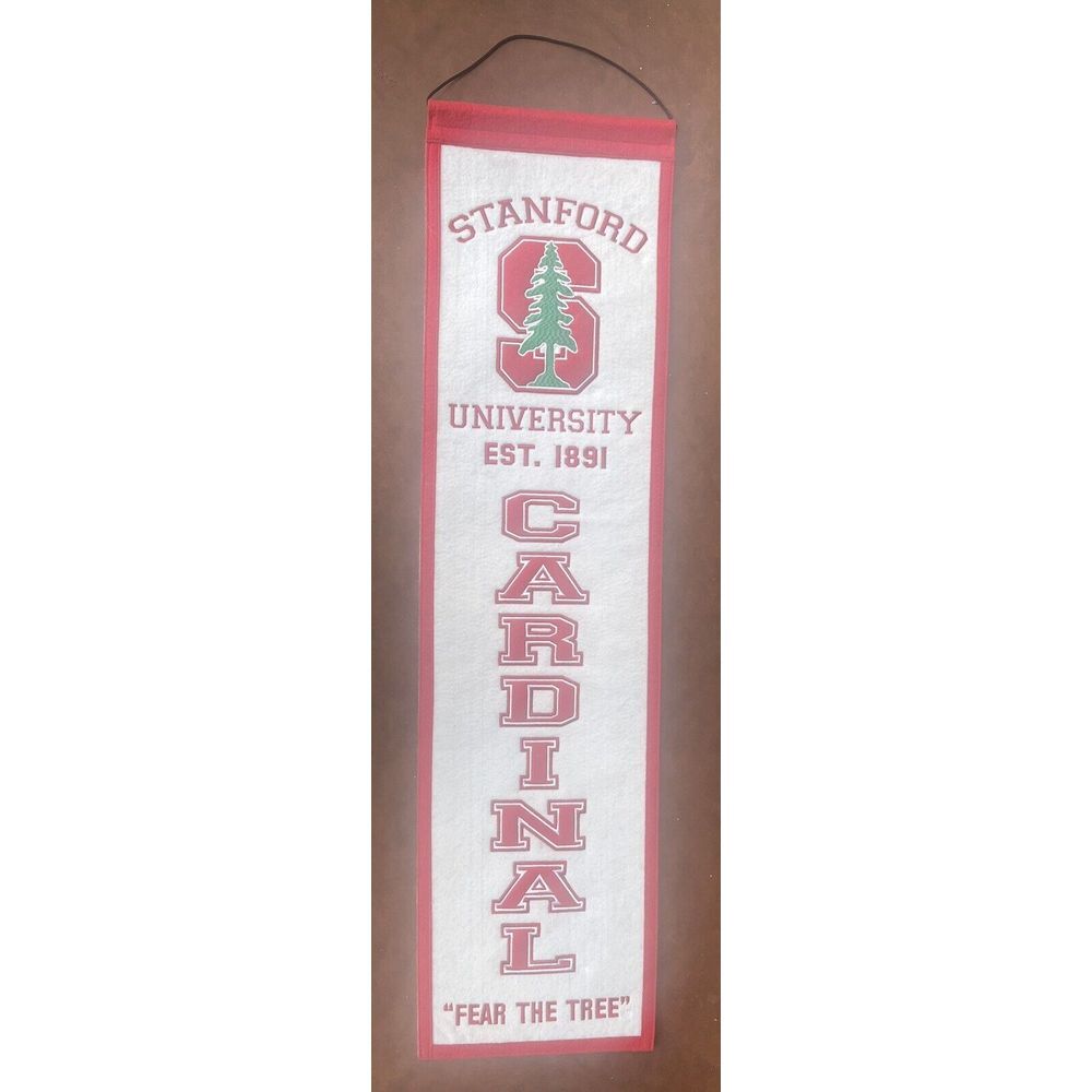 Stanford Cardinal Team Banner "Fear The Tree"  University Banner College Pennant